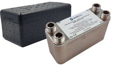 Plattenwärmetauscher 25-105kW 3/4' ISOLIERUNG Edelstahl SANITLINE Wärmetausche