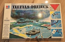 Gesellschaftsspiel Brettspiel Teufels-Dreieck 1977 MB -vollständig-