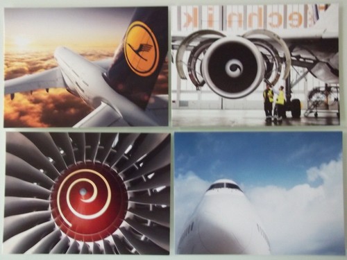 Lufthansa postkarten - lufthansa,