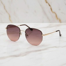Sonnenbrille Gold Farbverlauf