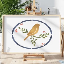 Vogel Tier v10 Schablone Malen