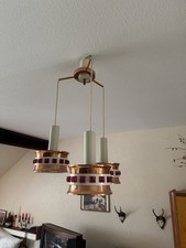 DDR Retro Deckenlampe Kupfer