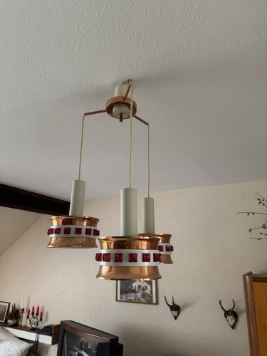 Ddr retro deckenlampe kupfer - retro,