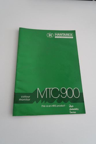 Hantarex mtc 900 - hantarex, manual