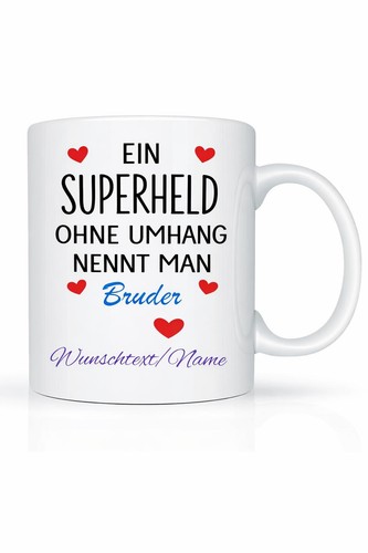 Bruder tasse mit - bruder, namen