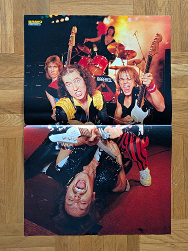 Scorpions bravo poster 80er - scorpions,