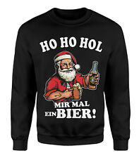 hohohol Mir mal EIN Bier Herren Weihnachts Sweater | Fun | Ugly Christmas Pulli