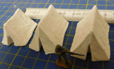 1:72 Diorama -Zubehör: 3 verschiedene unbemalte Zelte (Satz 4) aus Stewalin NEU