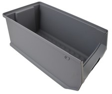 Sichtlagerboxen Gr.4 grau Stapelboxen Schraubenbox 350x200x150 mm Boxen STABIL