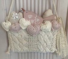 Handgestrickter Landhaus Deko