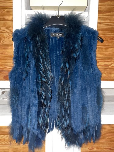 Oakwood pelzweste blau - oakwood,
