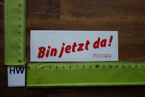 Alter aufkleber tabak - alter,