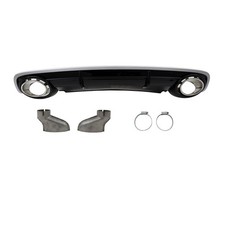 Heckdiffusor Schwarz + Blenden passt für Audi A6 4F Limousine ab 04-08 kein RS6