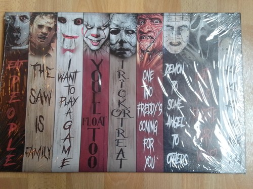 Horror leinwand wandkunstdruck - horror, leinwand-wandkunstdruck
