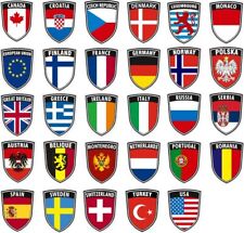 29  Sorten Wappen Europa und