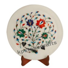 10 Zoll Runde Marmor Intarsien