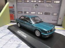 BMW 3er E30 320i 325i 1988 green grün met  1/1000 Maxichamps Minichamps 1:43