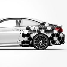 Hexagon Auto Aufkleber