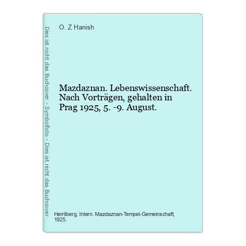 Mazdaznan lebenswissenschaft - mazdaznan.,