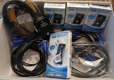 4x KVM Switch Box 2 Port USB 2.0 VGA PS2 für Computer Tastatur Maus Monitor