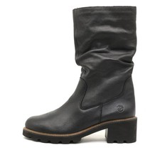 remonte Damen R8870 Stiefel schwarz Leder Mid-Calf Rutschfest EU 42