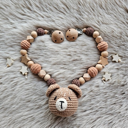 Kinderwagenkette teddy bär - teddy,