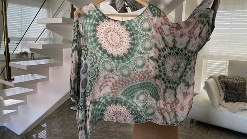 Edle seidentunika seidenbluse - edle,