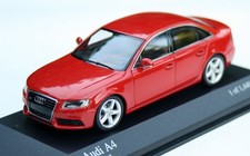 Audi A4 3.2 quattro Limousine B8 Bj. 2007-2011, brilliantrot, Minichamps M. 1:43
