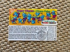 Ü-Ei Komplettsatz Happy Hippos im Fitnessfieber mit BZ u. 6xVarianten 1990