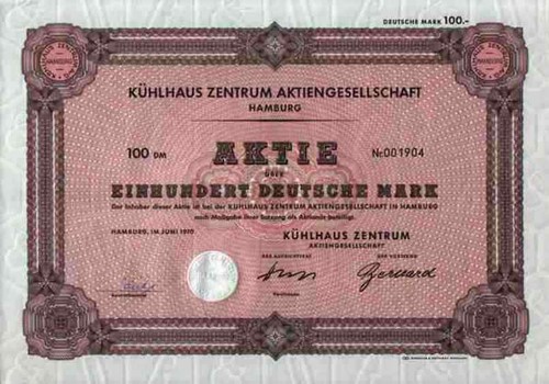 Kühlhaus zentrum 1970 khz - ag,
