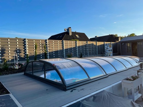 Gfk schwimmbecken mit - gfk,
