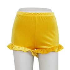 Women velvet ruffle stretchy - ruffle,