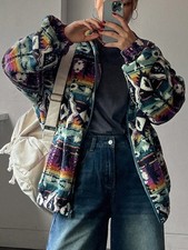 Fleece jacke teddy mit - fleece-jacke,