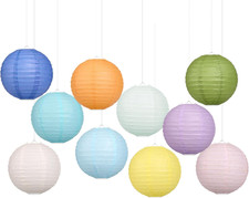 Bunte Papierlaternen Set 10er