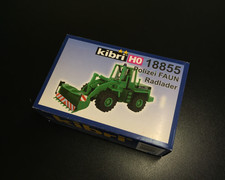 kibri 18855 Baukasten Polizei FAUN Radlader H0 1:87