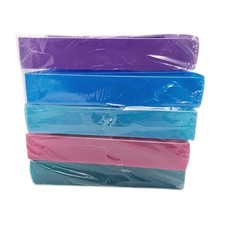 Rapesco 1690 Aufbewahrungsbox 40 mm Rücken A4 Transparent Bunt Packung von Ordne