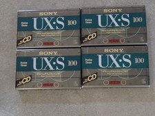 SONY UX-S 100 CHROME NEU OVP UNUSED NEW 4 STÜCK 4 PIECES SEALED