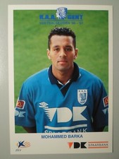 Mohamed Barka Autogrammkarte