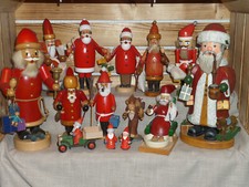 Räuchermann Weihnachtsmann Santa Auswahl Seiffen Erzgebirge KWO Hubrig Ulbricht