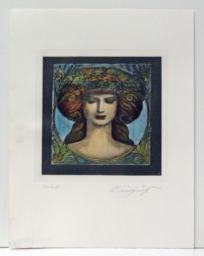 Ernst fuchs flora erwacht wkv - ernst,