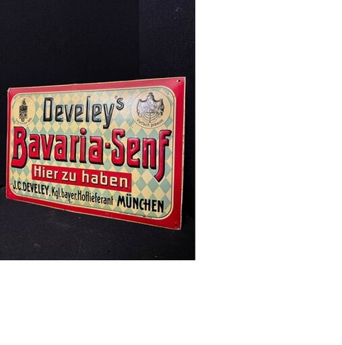 Uraltes blechschild develey - uraltes,