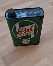Alte Öldose Castrol 2 Liter Oldtimer Ölkanne Öl Frankreich France 50 er Jahre