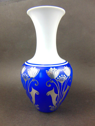 Silberoverlay vase - silberoverlay,