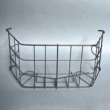 Vespa Gepäckkorb Metall Gitterkorb für Beinschild Schwarz Basket Vintage NOS