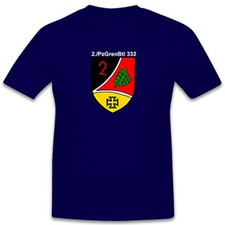 2 PzGrenBtl 332 Bundeswehr Militär Wappen Abzeichen - T Shirt #7857