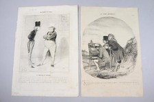 2x Lithografie Honoré DAUMIER (1808-1879) (GT897)