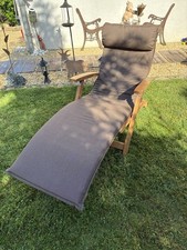 Carma Teak-Deck Chair - Teakholz - Liegestuhl - Neuwertig