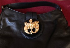 George Rech Damen Handtasche echt Leder Schwarz
