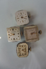 4 Longines - Uhrwerke ,   alte Armbanduhren , Damenuhren  , Handaufzug