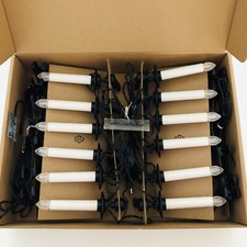 IKEA Strala Lichterkette 24 LED Kerzenform mit Klemme 804.786.96 NEU OVP
